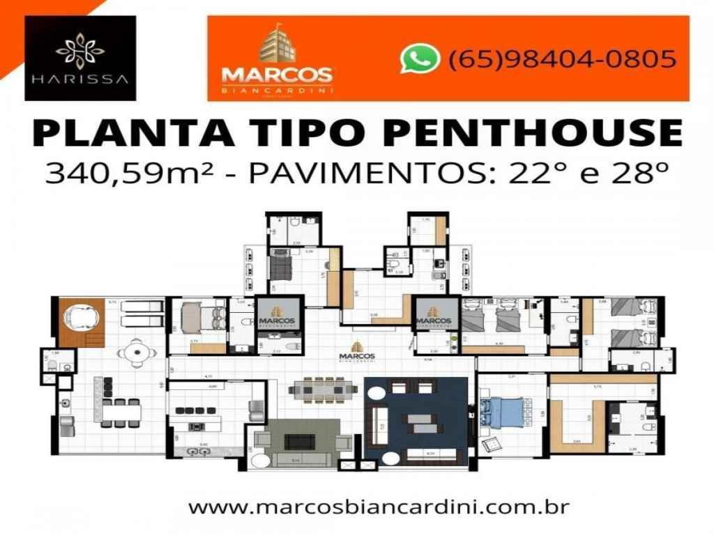 Apartamento à venda com 3 quartos, 165m² - Foto 24