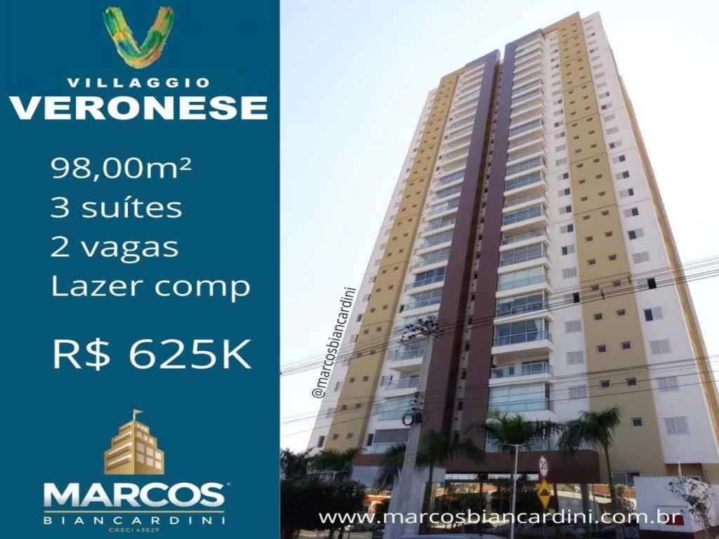 Apartamento à venda com 3 quartos, 98m² - Foto 1